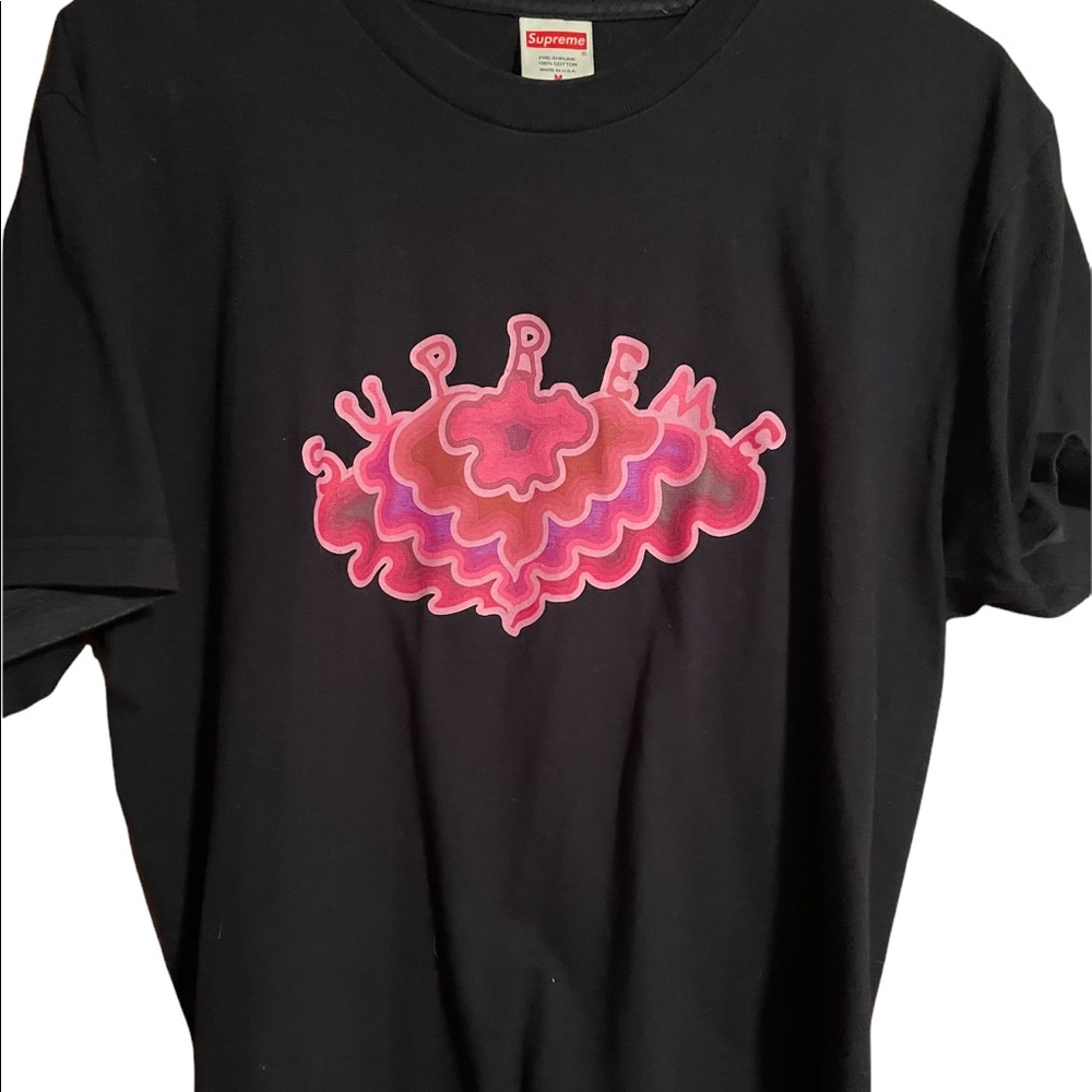 Navy blue Supreme shirt